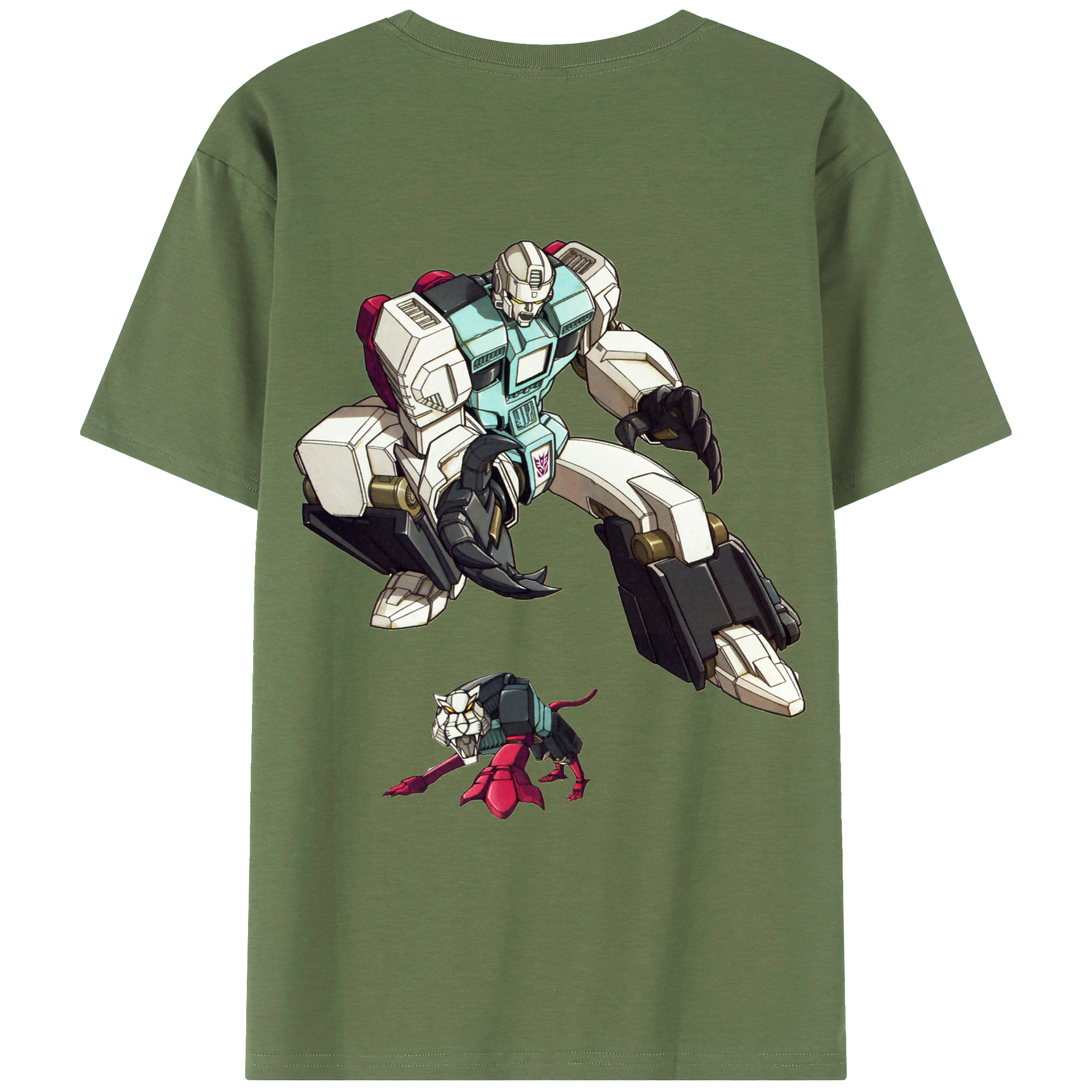 （画像用）  綿100％ メンズ半袖Tシャツ（バックプリント） 通気性
